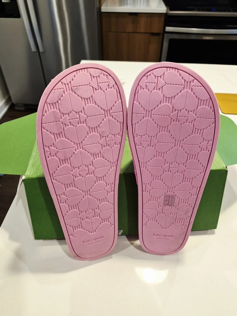 kate spade New York Pink Slide Sandals size 10